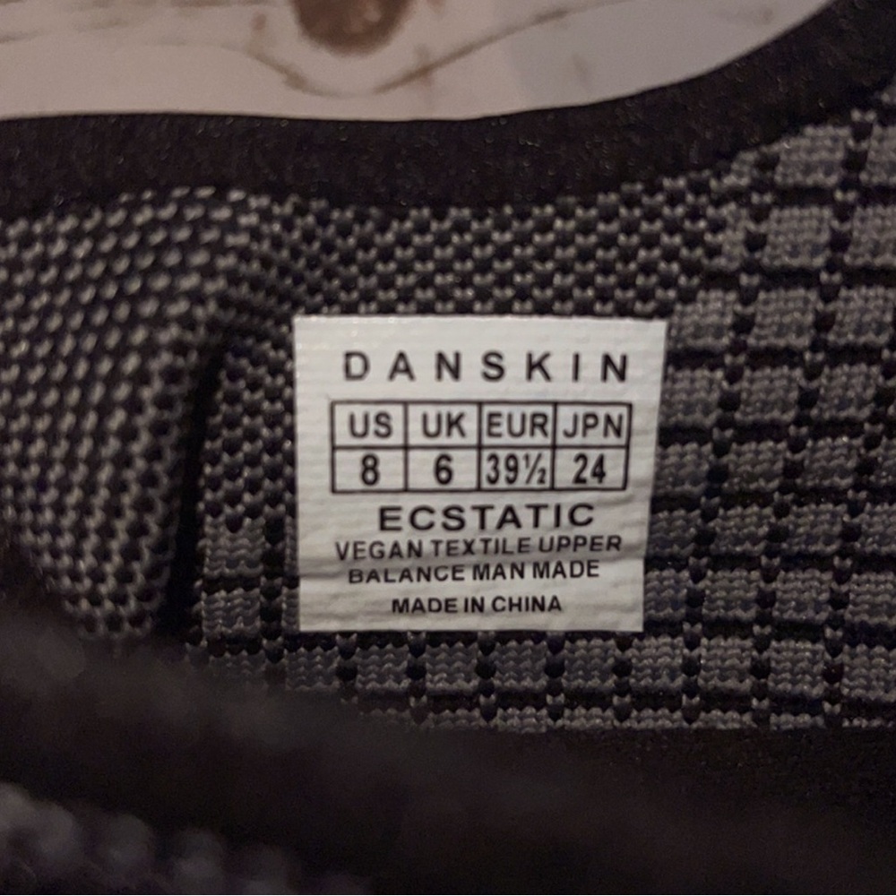 Size 8 only worn once. Size runs a bit larger.
